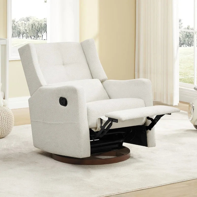 Fauteuil inclinable pivotant et coulissant manuel Lincoln avec coussin lombaire
