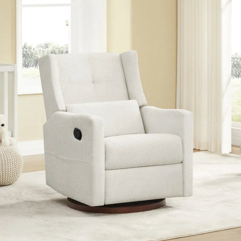 Fauteuil inclinable pivotant et coulissant manuel Lincoln avec coussin lombaire