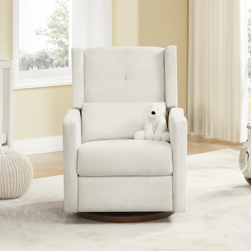 Fauteuil inclinable pivotant et coulissant manuel Lincoln avec coussin lombaire