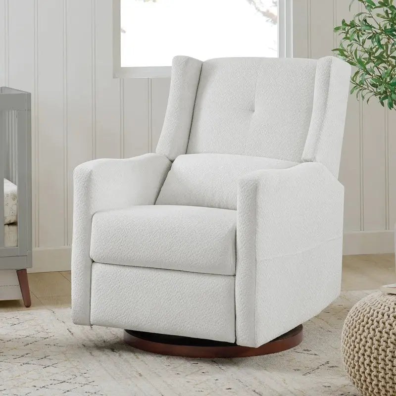 Fauteuil inclinable pivotant et coulissant manuel Lincoln avec coussin lombaire