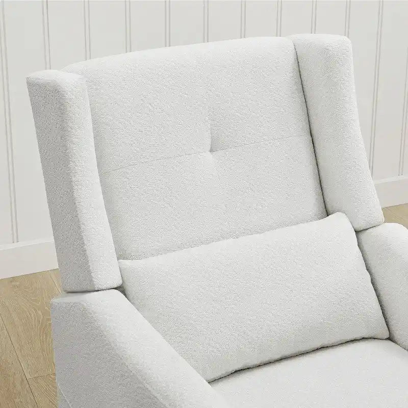 Fauteuil inclinable pivotant et coulissant manuel Lincoln avec coussin lombaire