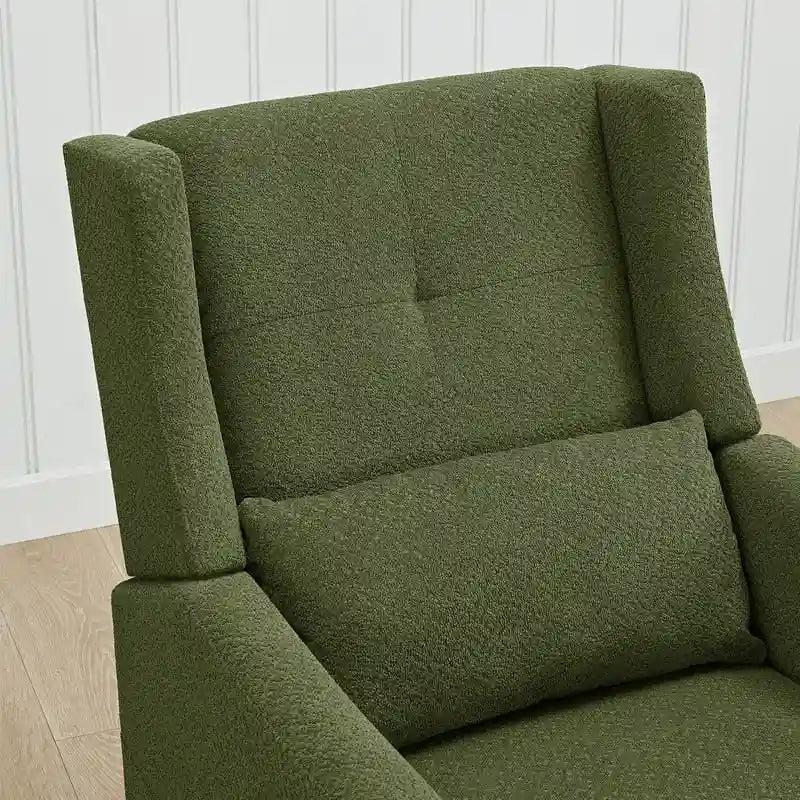Fauteuil inclinable pivotant et coulissant manuel Lincoln avec coussin lombaire
