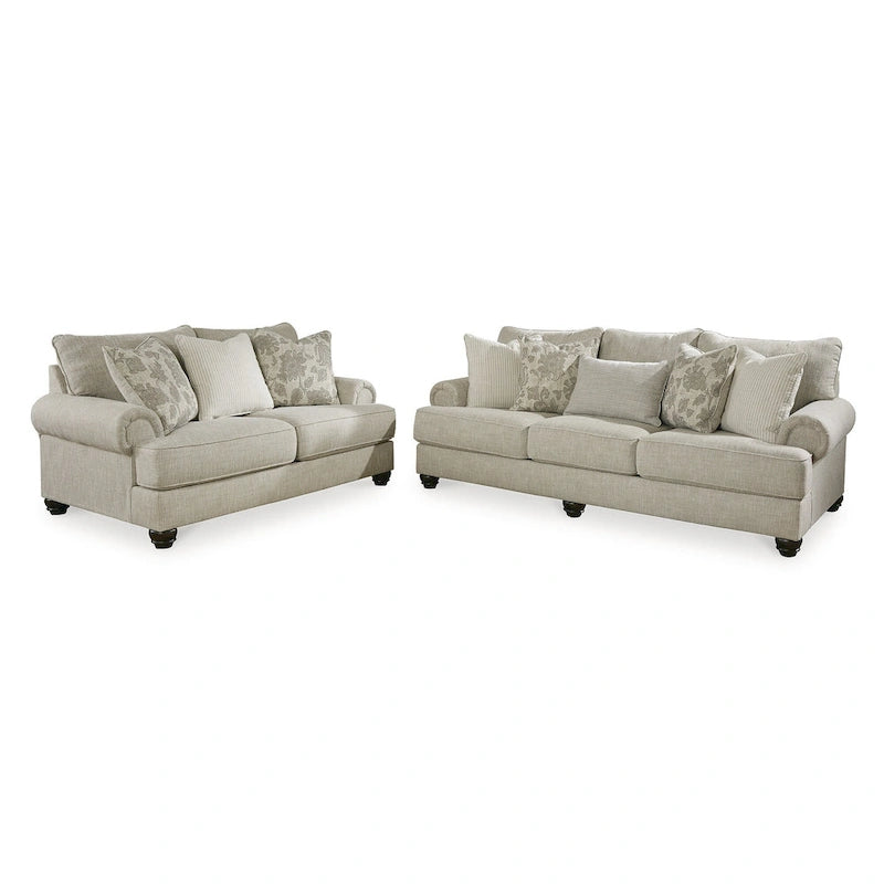 Ensemble de 2 meubles rembourrés Asanti beiges de Signature Design by Ashley – 98 L x 44 P x 40 H