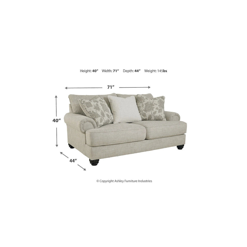 Ensemble de 2 meubles rembourrés Asanti beiges de Signature Design by Ashley – 98 L x 44 P x 40 H