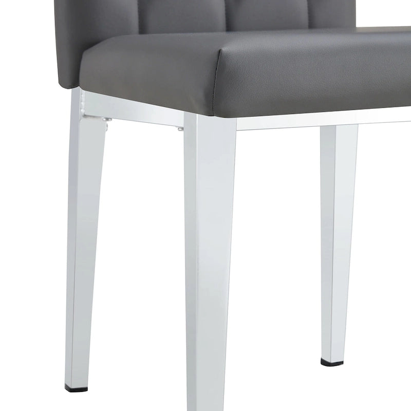 Chaises de salle à manger sans accoudoirs, lot de 8