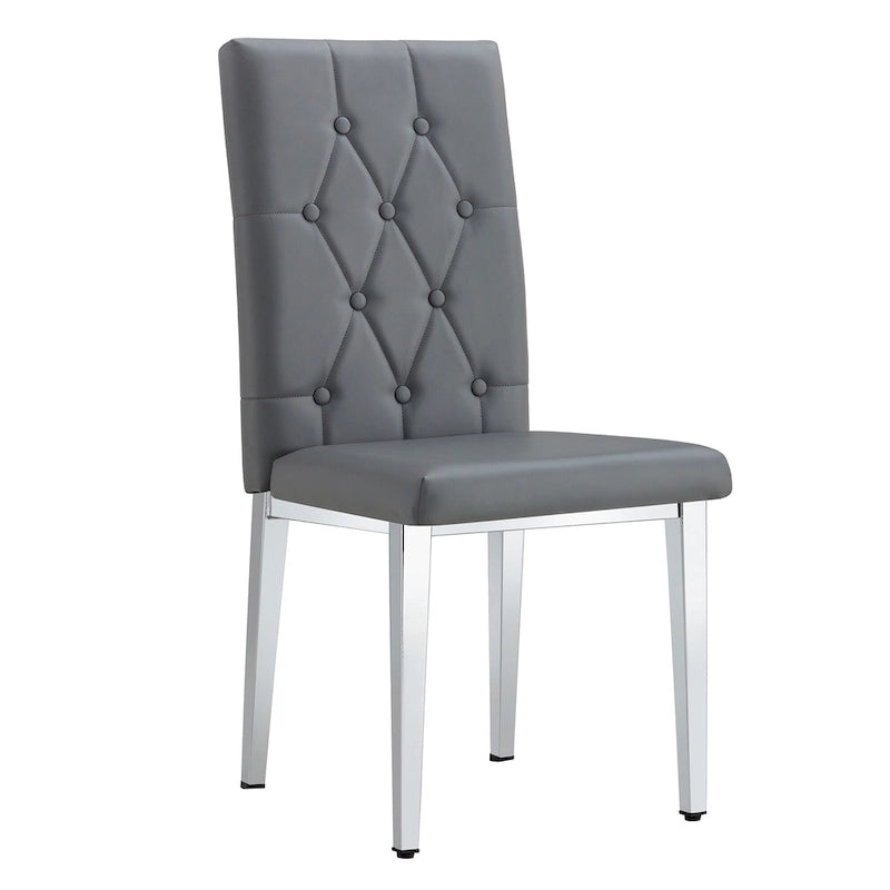 Chaises de salle à manger sans accoudoirs, lot de 8