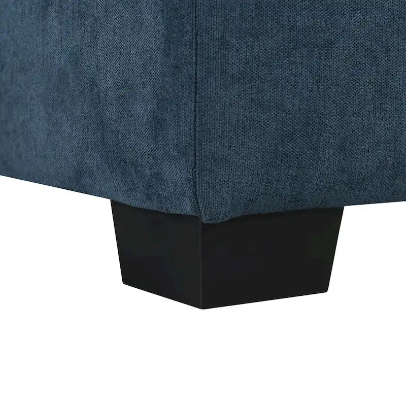 Canapé d'angle modulaire en U Roomfitters avec deux poufs, librement transformable pour salons, bureaux, salles de cinéma maison