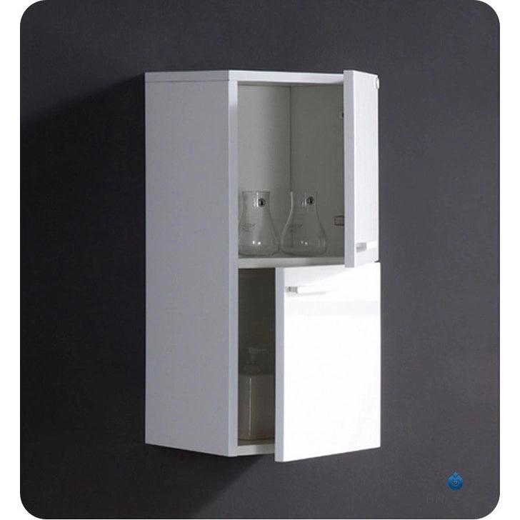 Meuble haut de salle de bain mural Fresca 27 avec deux espaces de rangement