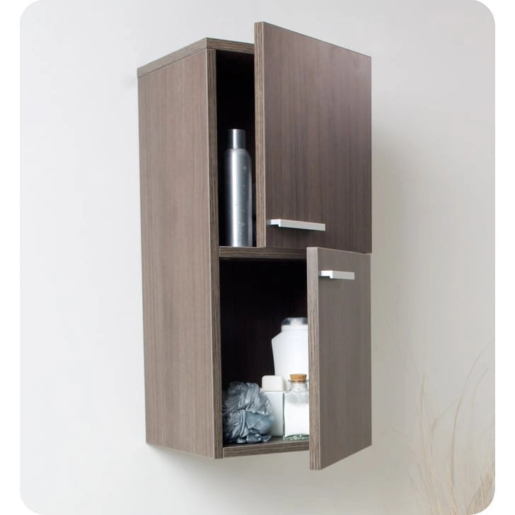 Meuble haut de salle de bain mural Fresca 27 avec deux espaces de rangement