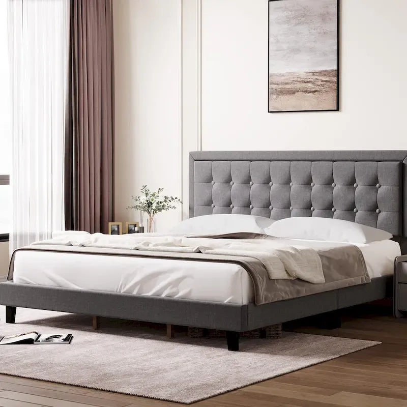 Cadre de lit plateforme Senfot King Size
