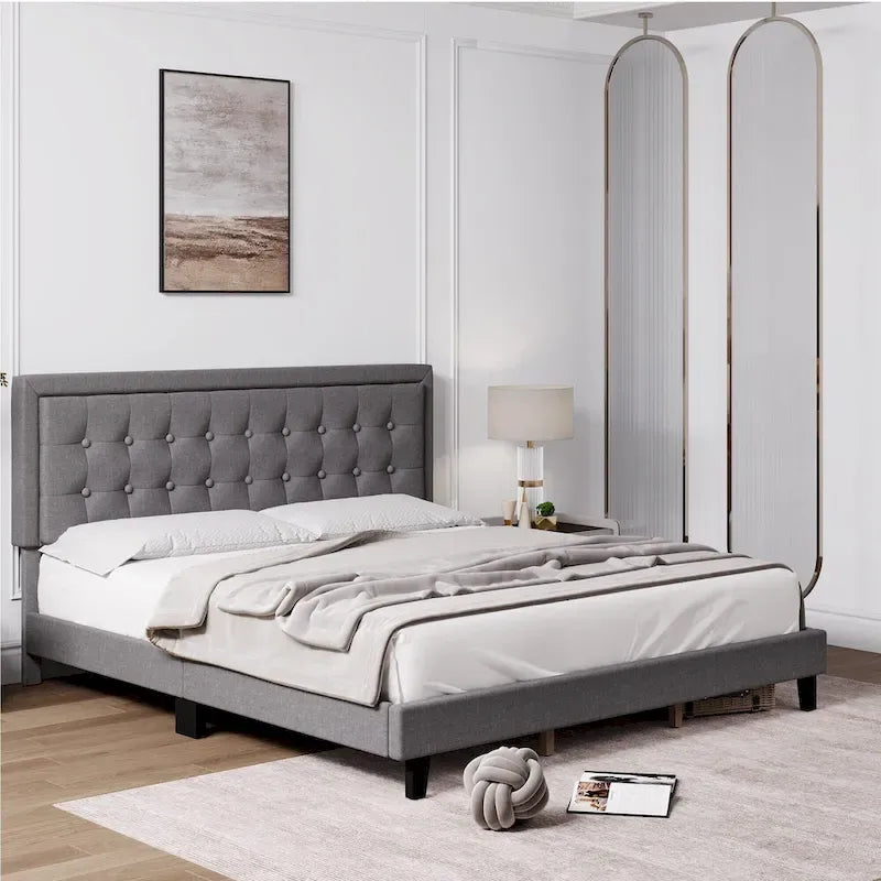 Cadre de lit plateforme Senfot King Size