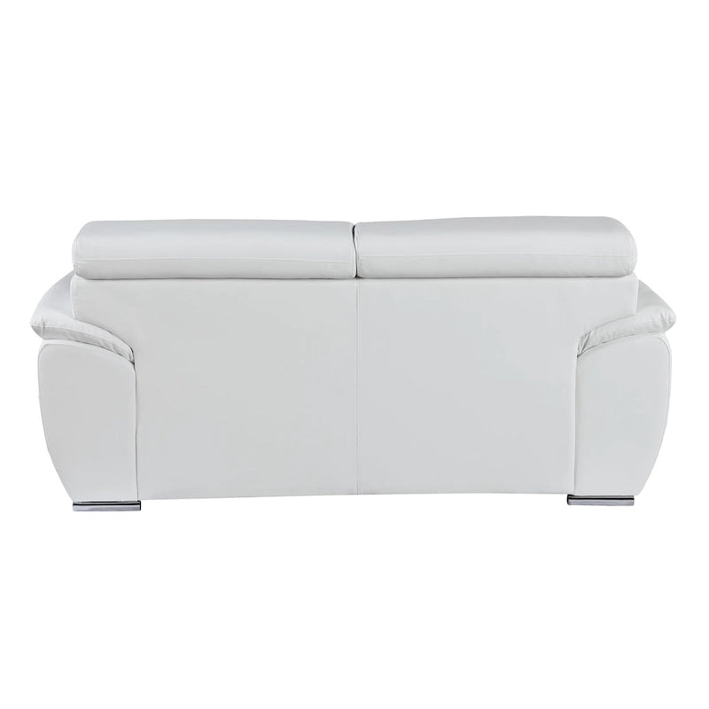 Causeuse en cuir véritable
