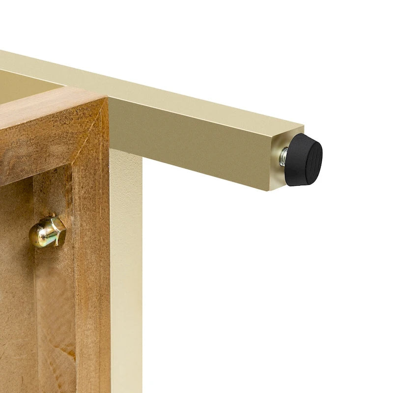 Console d'entrée en bois avec 2 tiroirs pour salon, entrée