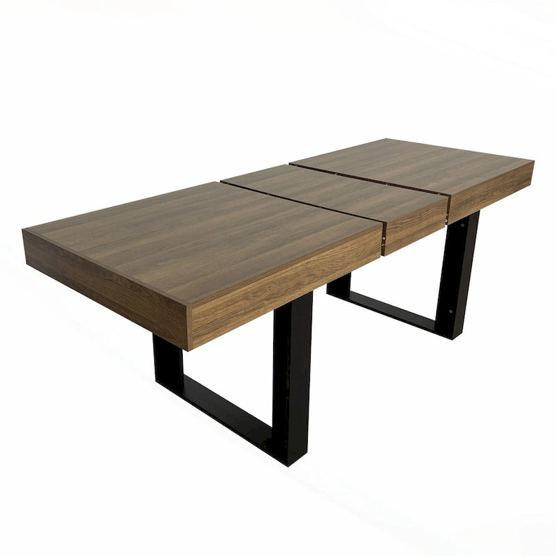 Table à manger extensible polyvalente pour les grandes réceptions, améliorant l'expérience culinaire