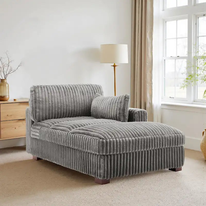 UIXE Chaise longue rembourrée moelleuse pour intérieur
