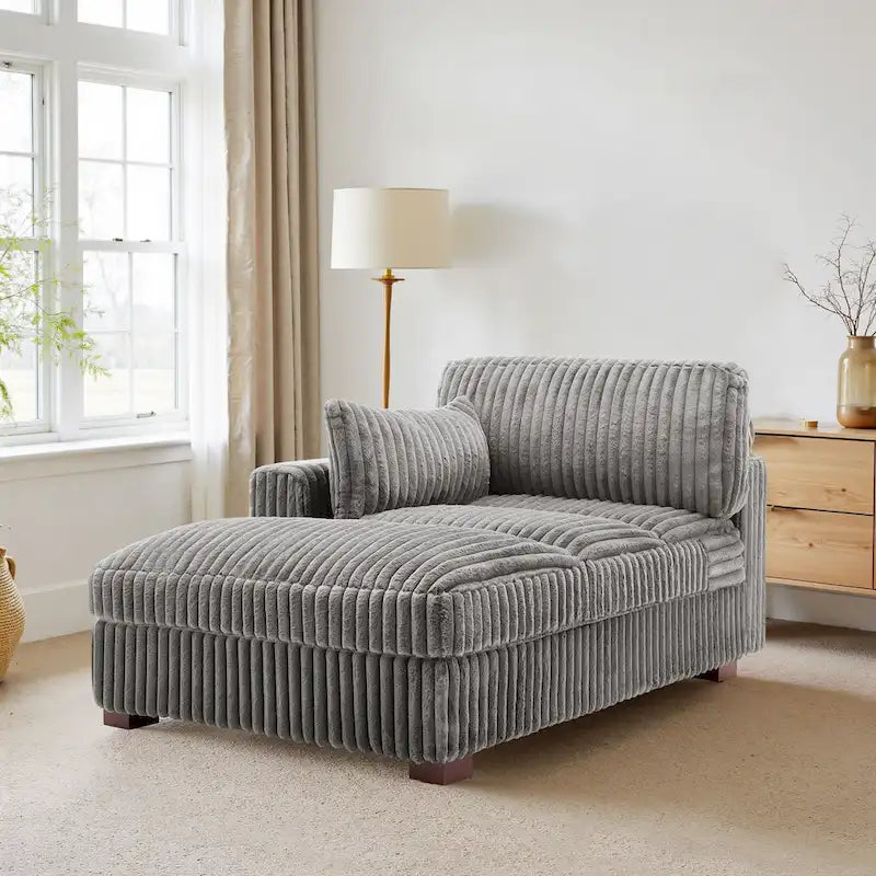 UIXE Chaise longue rembourrée moelleuse pour intérieur