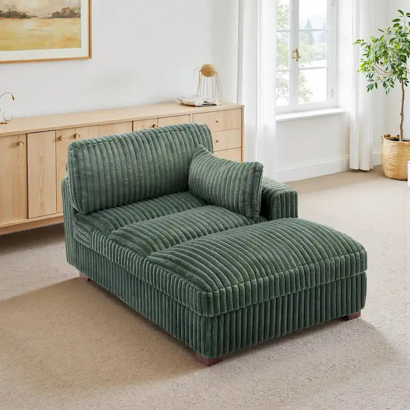 UIXE Chaise longue rembourrée moelleuse pour intérieur