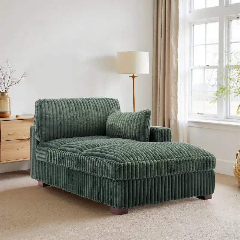 UIXE Chaise longue rembourrée moelleuse pour intérieur