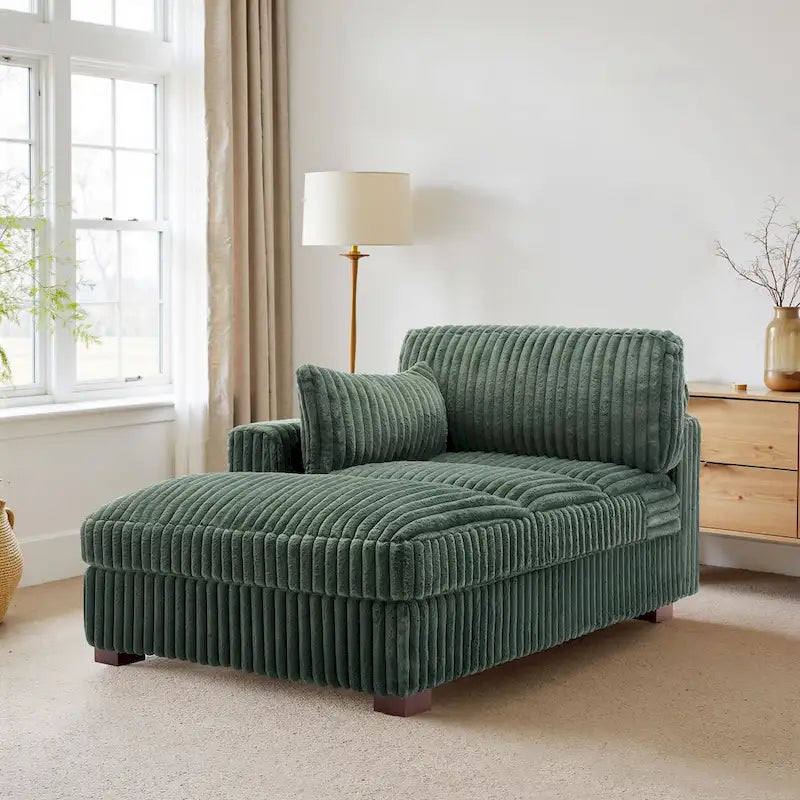 UIXE Chaise longue rembourrée moelleuse pour intérieur