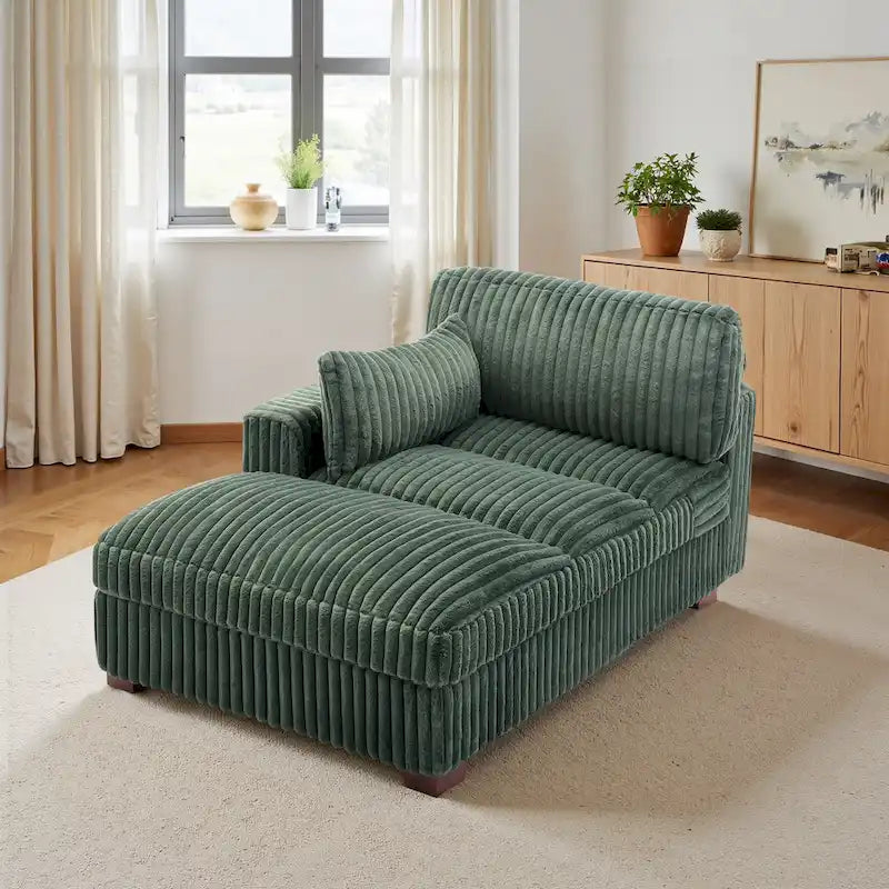 UIXE Chaise longue rembourrée moelleuse pour intérieur