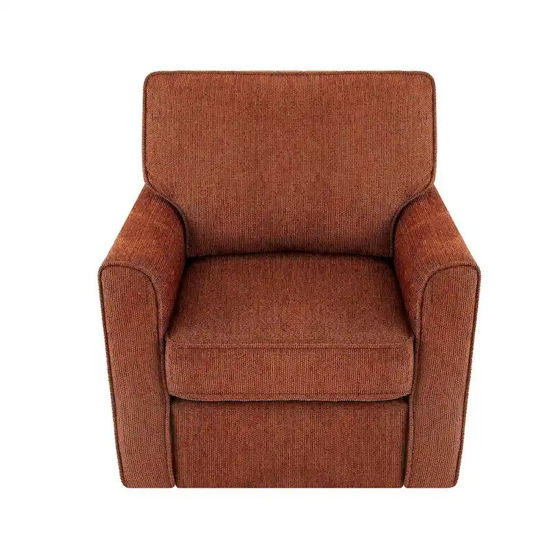 Fauteuil pivotant 360° avec accoudoirs incurvés