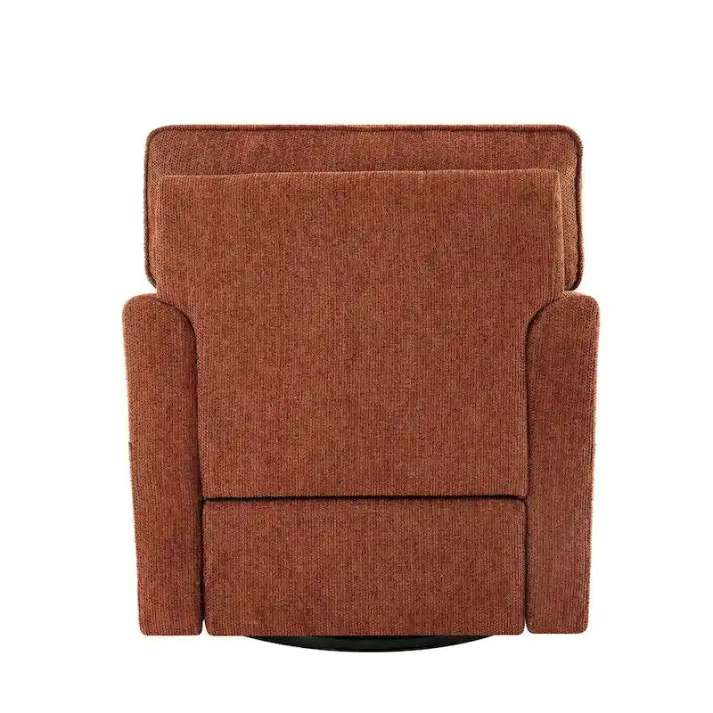 Fauteuil pivotant 360° avec accoudoirs incurvés