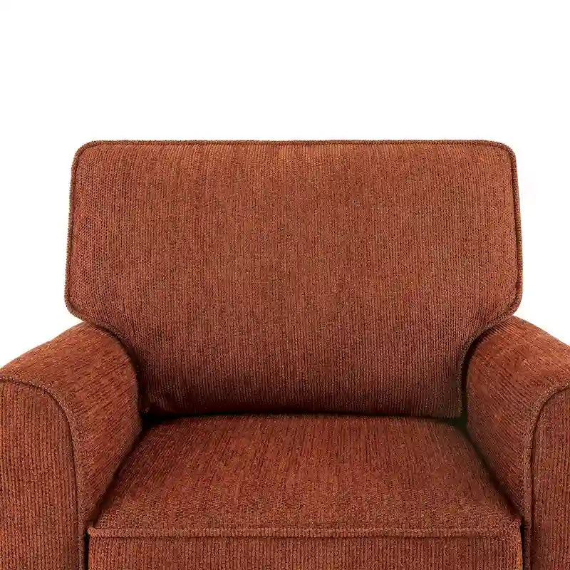 Fauteuil pivotant 360° avec accoudoirs incurvés