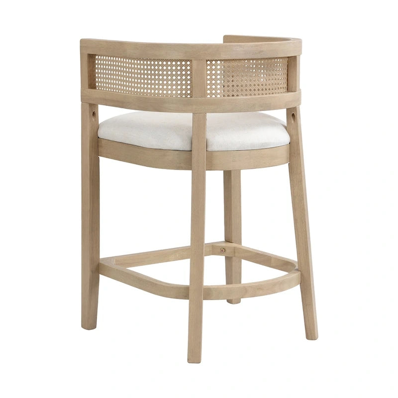 Christopher Knight Home - Lot de 2 tabourets de bar en bois Noweta avec accoudoirs