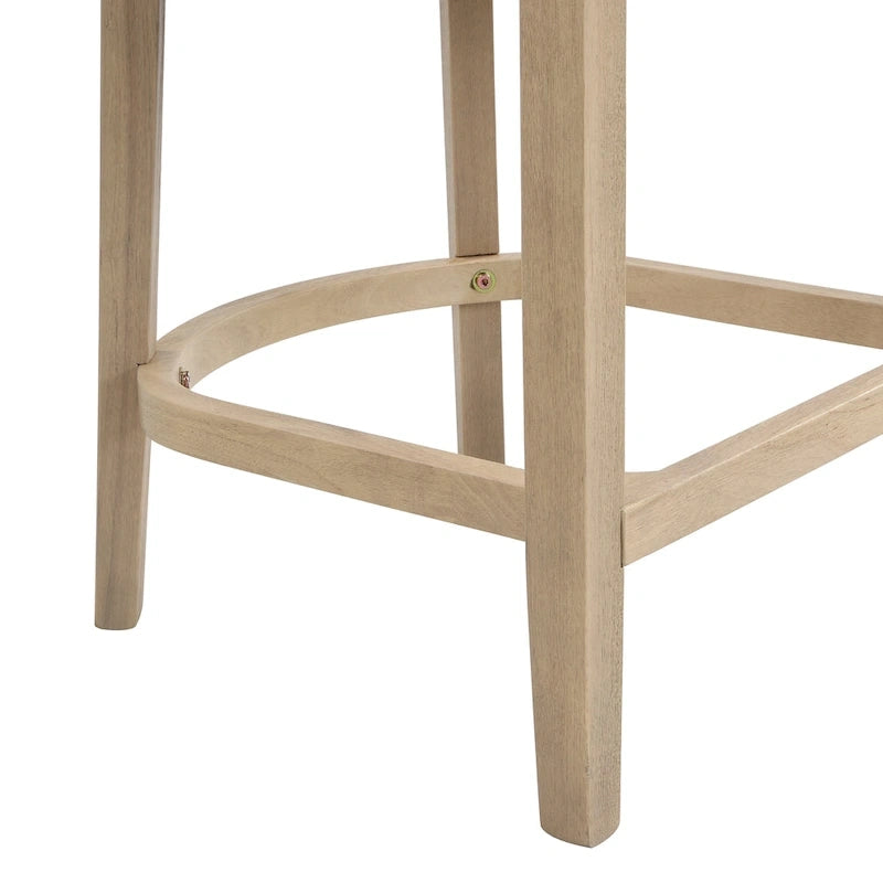 Christopher Knight Home - Lot de 2 tabourets de bar en bois Noweta avec accoudoirs
