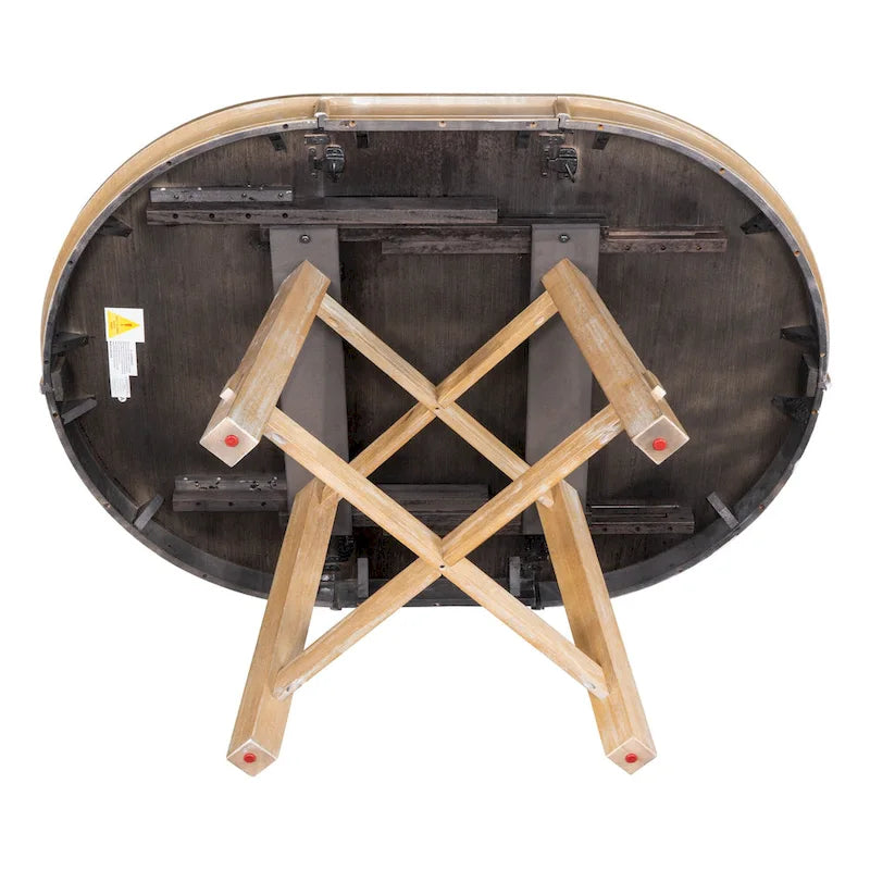 Table à manger ronde extensible avec rallonge, Table de cuisine, Table d'appoint, Table basse, Bureau, Table de salle à manger en bois massif
