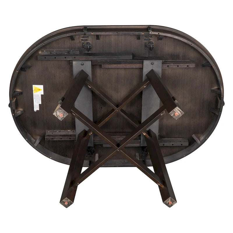 Table à manger ronde extensible avec rallonge, Table de cuisine, Table d'appoint, Table basse, Bureau, Table de salle à manger en bois massif