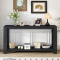 Console étroite d'entrée Table d'appoint avec étagère inférieure