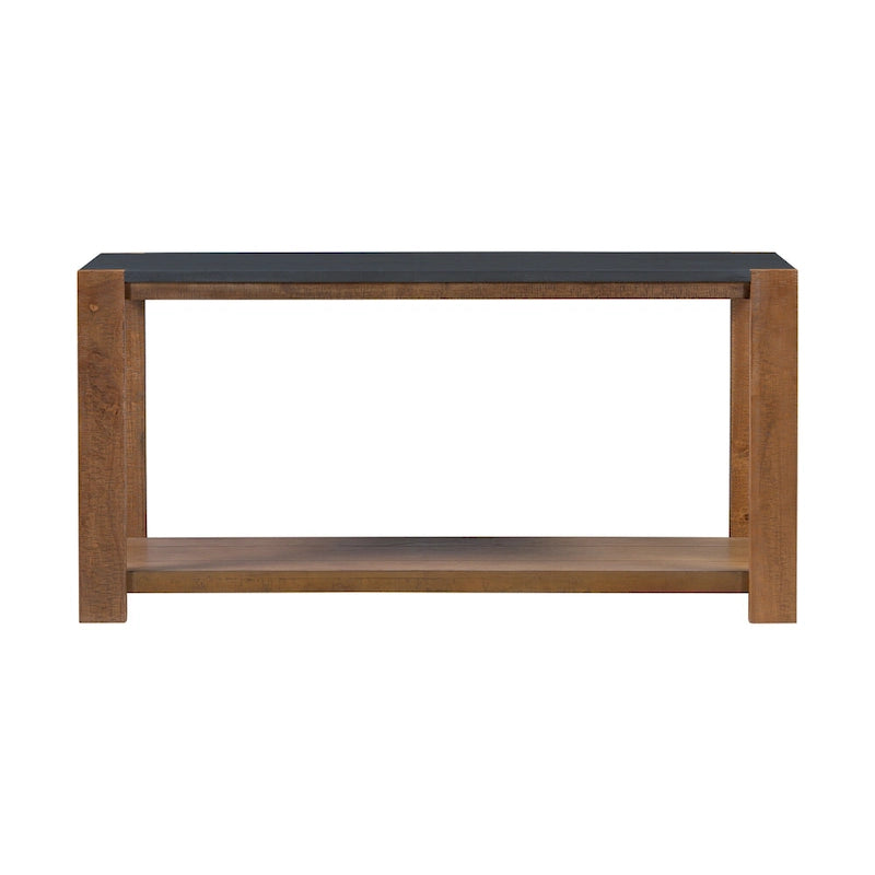 Console étroite d'entrée Table d'appoint avec étagère inférieure