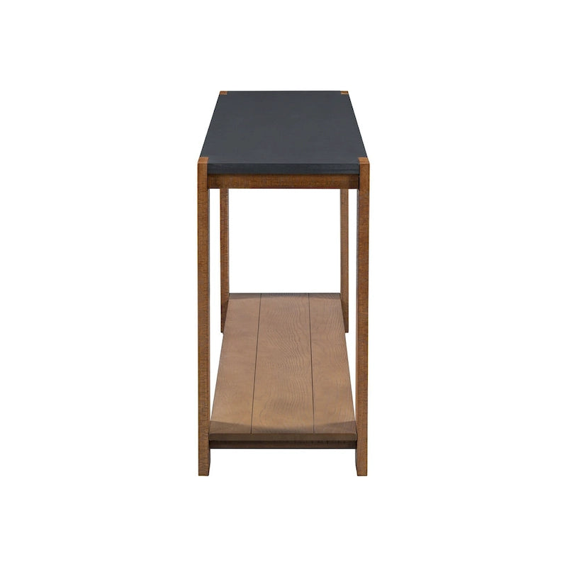 Console étroite d'entrée Table d'appoint avec étagère inférieure