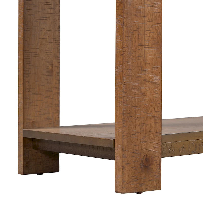 Console étroite d'entrée Table d'appoint avec étagère inférieure