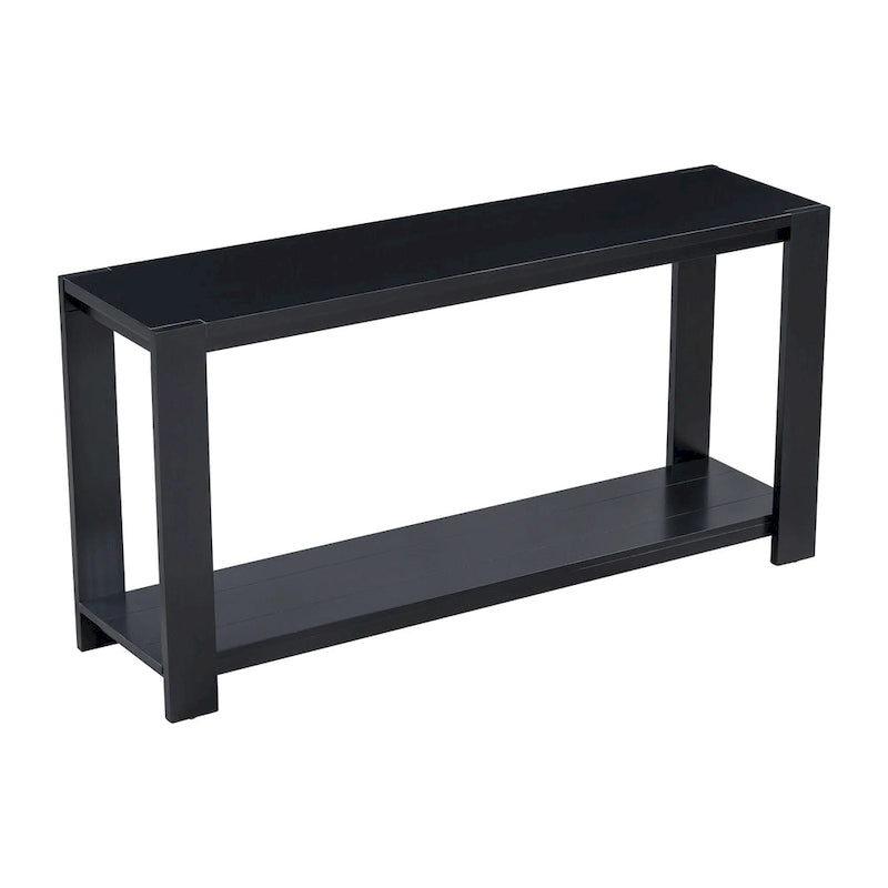 Console étroite d'entrée Table d'appoint avec étagère inférieure