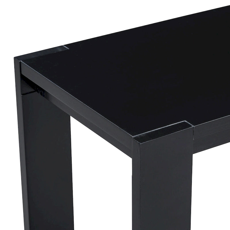 Console étroite d'entrée Table d'appoint avec étagère inférieure
