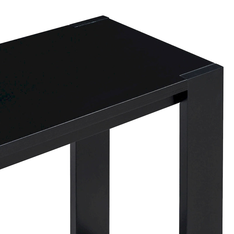 Console étroite d'entrée Table d'appoint avec étagère inférieure