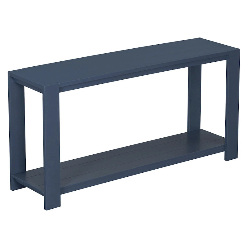 Console étroite d'entrée Table d'appoint avec étagère inférieure