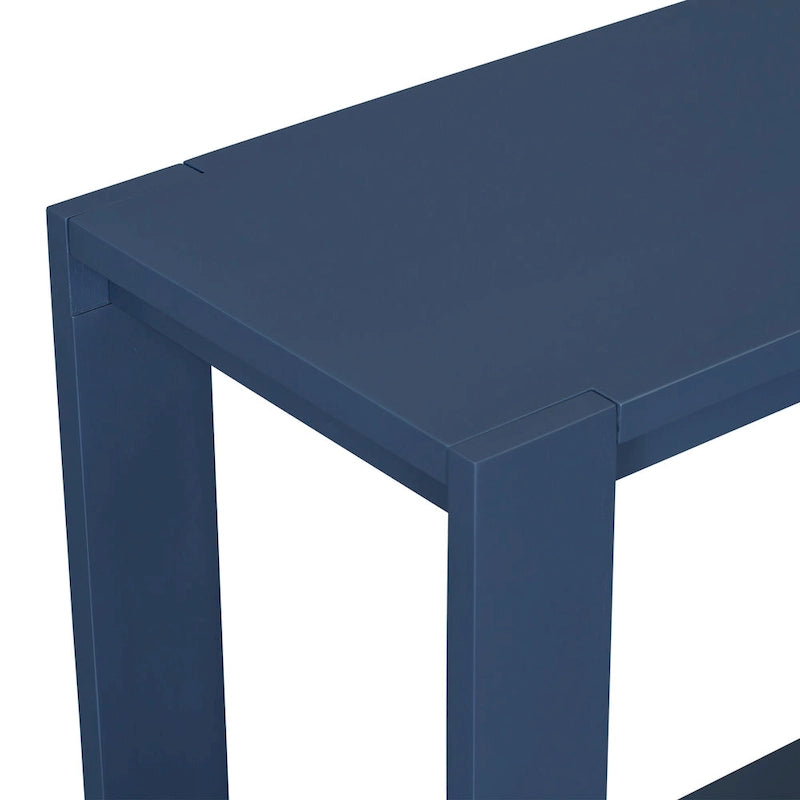 Console étroite d'entrée Table d'appoint avec étagère inférieure
