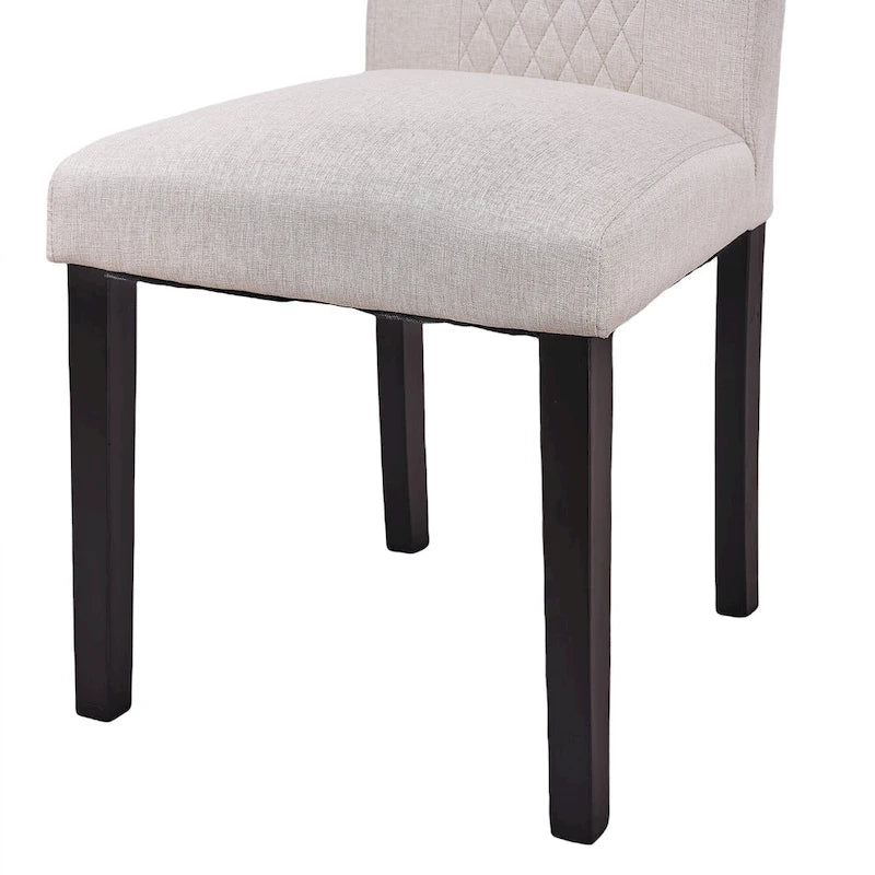 Chaises de salle à manger capitonnées, lot de 6 Chaises de salle à manger capitonnées classiques Parson, chaises Parson modernes 37