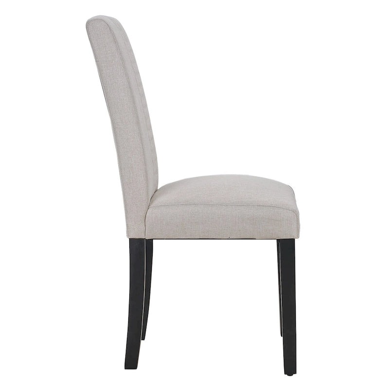 Chaises de salle à manger capitonnées, lot de 6 Chaises de salle à manger capitonnées classiques Parson, chaises Parson modernes 37