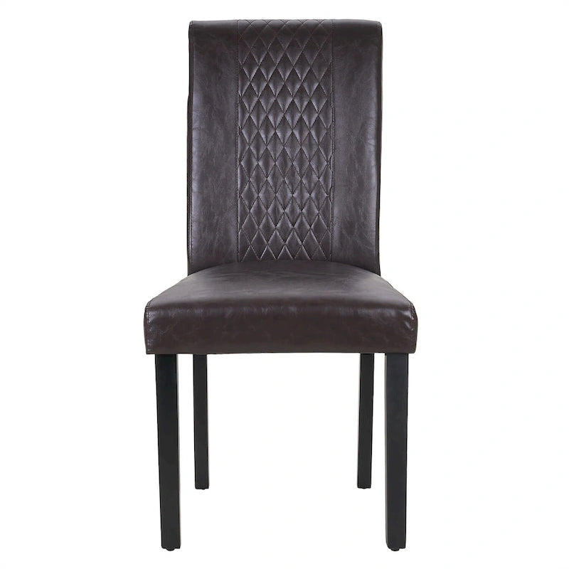 Chaises de salle à manger capitonnées, lot de 6 Chaises de salle à manger capitonnées classiques Parson, chaises Parson modernes 37