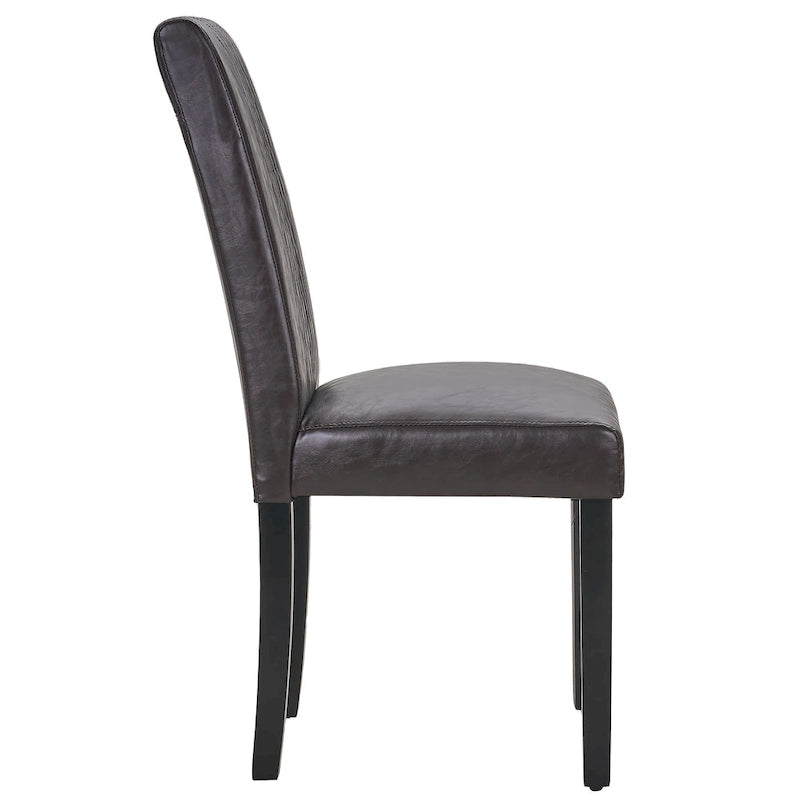 Chaises de salle à manger capitonnées, lot de 6 Chaises de salle à manger capitonnées classiques Parson, chaises Parson modernes 37