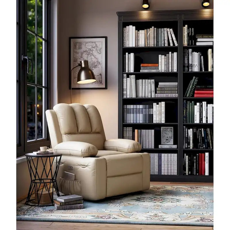 27 Fauteuils Inclinables Pivotants XXL avec Chauffage et Massage