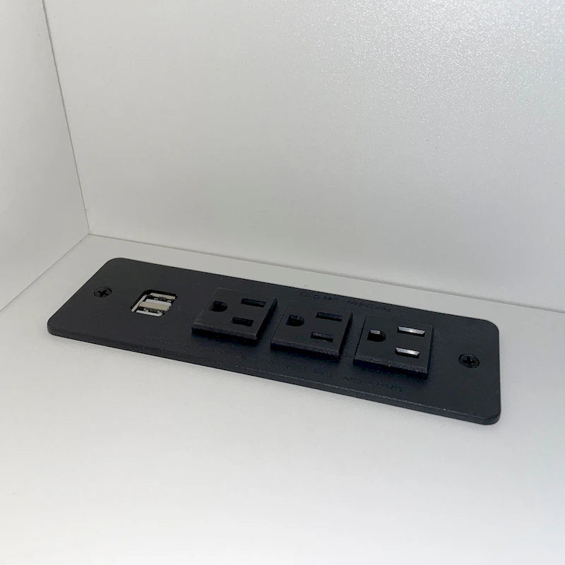 Meuble TV flottant blanc de 63 pouces avec rangement, lumières LED et prise de courant pour téléviseurs jusqu'à 60 pouces