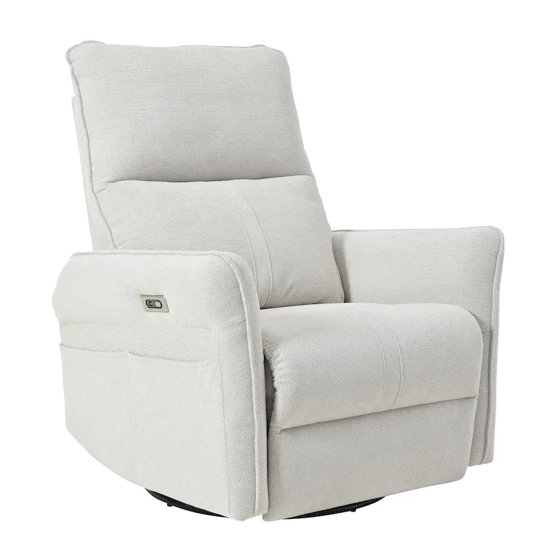 Fauteuil inclinable électrique pivotant 270° avec ports USB