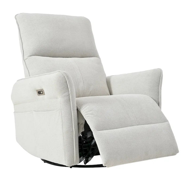 Fauteuil inclinable électrique pivotant 270° avec ports USB