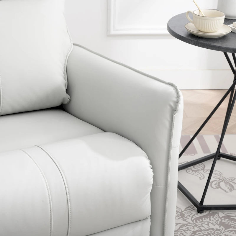 Fauteuil inclinable électrique pivotant 270° avec ports USB
