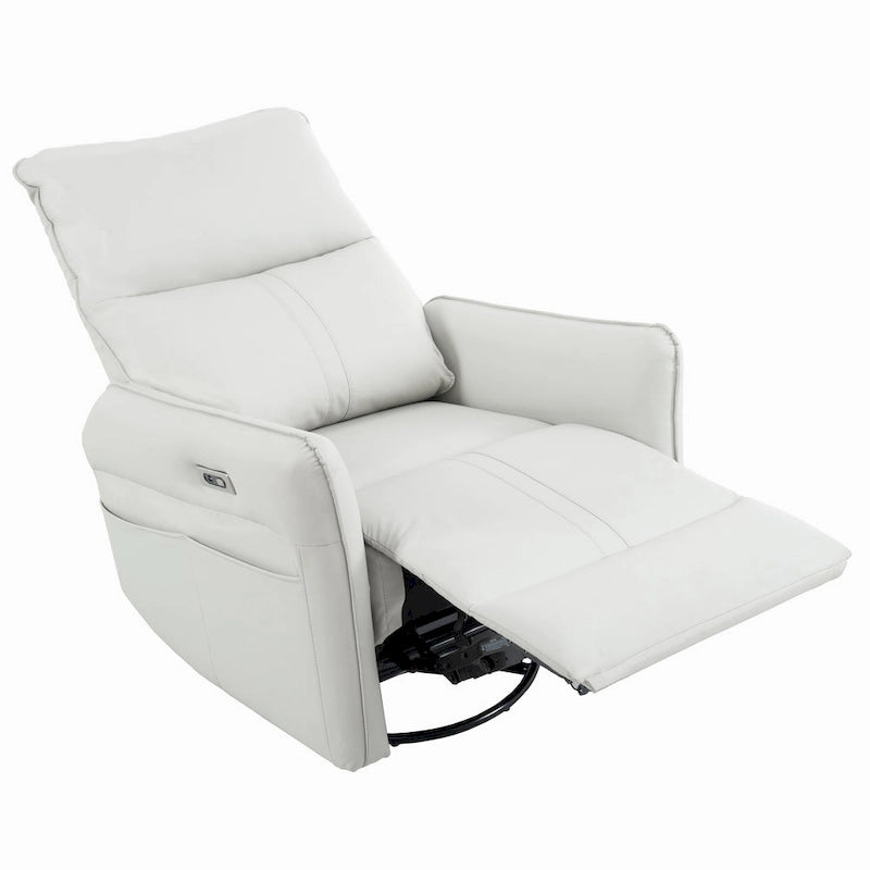 Fauteuil inclinable électrique pivotant 270° avec ports USB